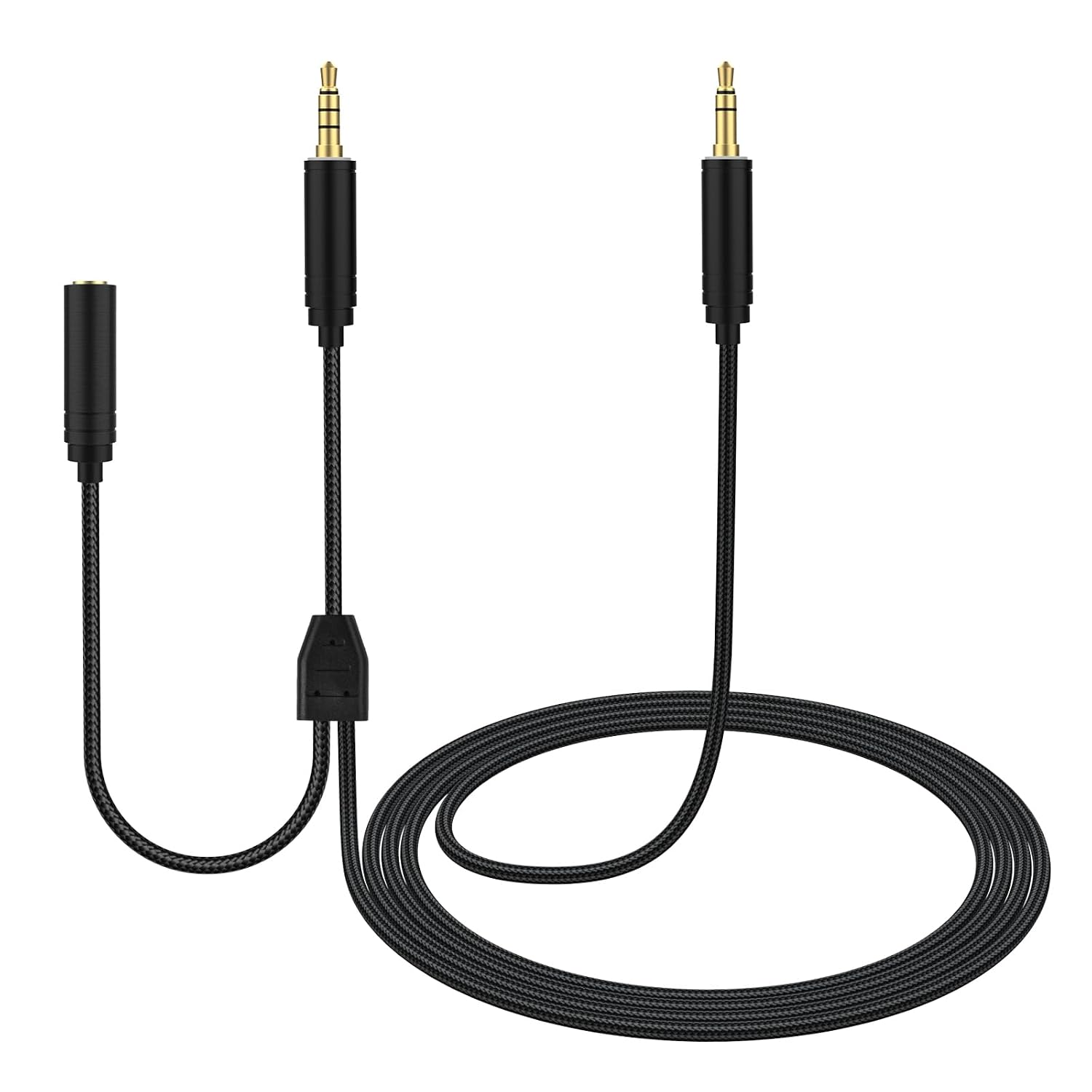Replacement Chat Link Cable Cord Compatible with Elgato HD60, HD60 Pro, HD60 S, HD60 S+, 4K60 Pro Game Capture Card, Party Chat Adapter for Xbox One, Nintendo Switch, PS4, PS5, Xbox Series X/S