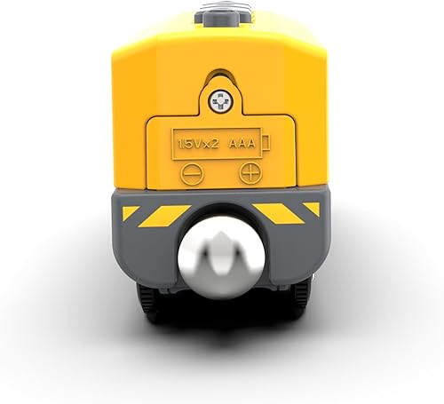 Miniatura 8 de Juego de tren de batería para pistas de madera, juguete motorizado de tren de locomotora para niños, accesorios de trenes eléctricos con trenes