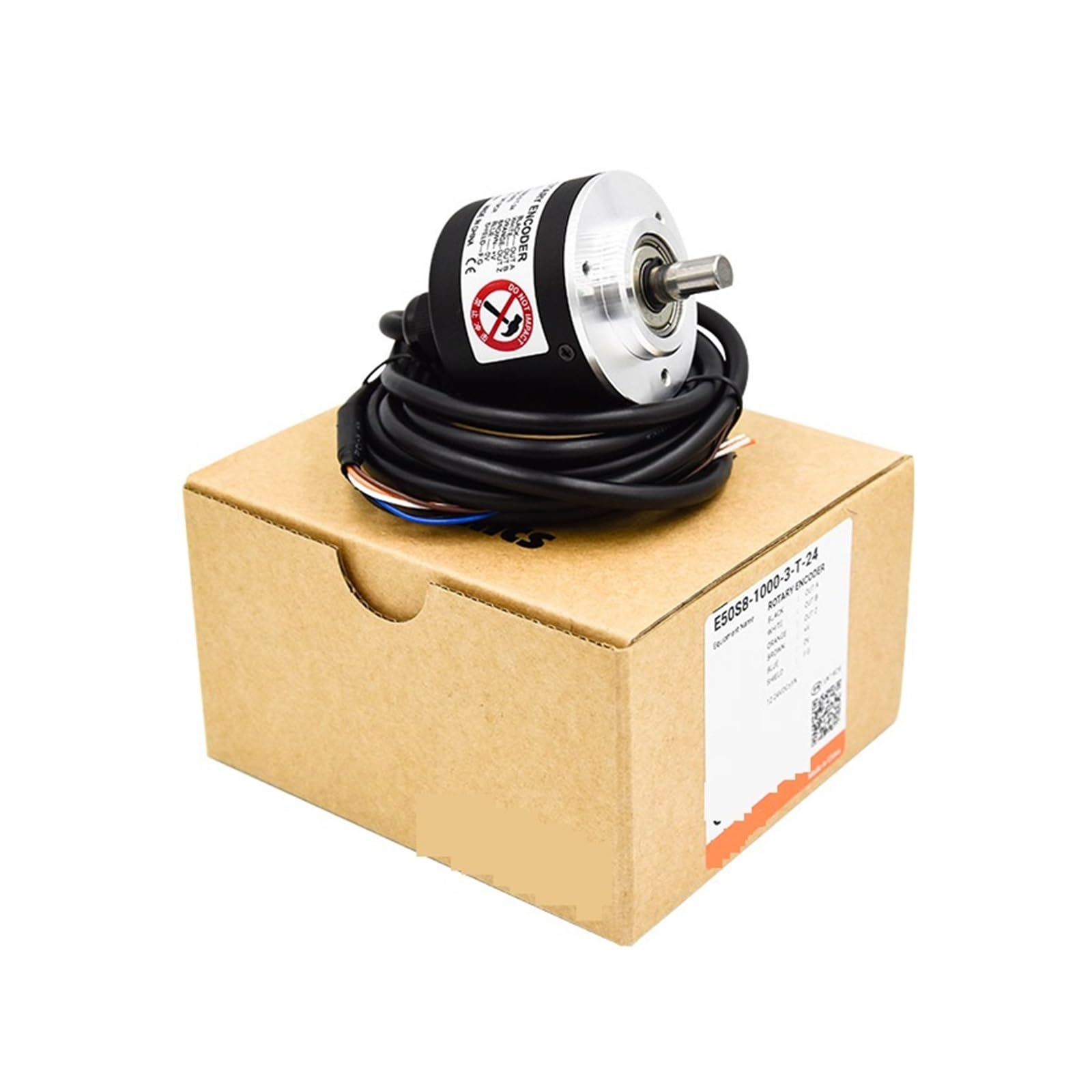 Encoder Rotatorio, Codificador Rotatorio Codificador Incremental Codificador Fotoeléctrico AUTONICS Codificador Rotatorio E50S8-3-T-24-1000P/R 3-N-24 6-L-5(1000PR)