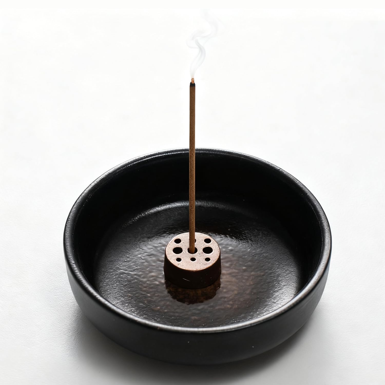 Urban Nest Ceramic Incense Holder – Handmade Glazed Incense Burner