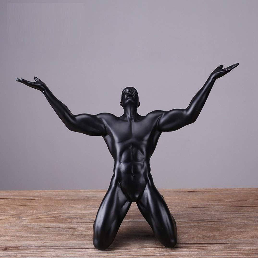JDSHSO Modern Athlete Statue Model Resin Character