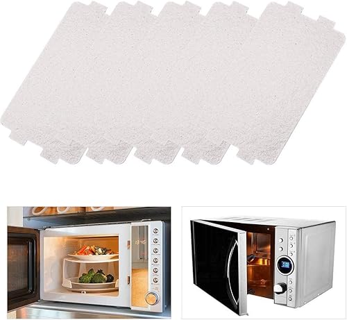 Miniatura 7 de 5PCS Horno Microondas Mica Placa Placa Reemplazo Reparación Accesorio 4.6 x 2.5 Pulgadas