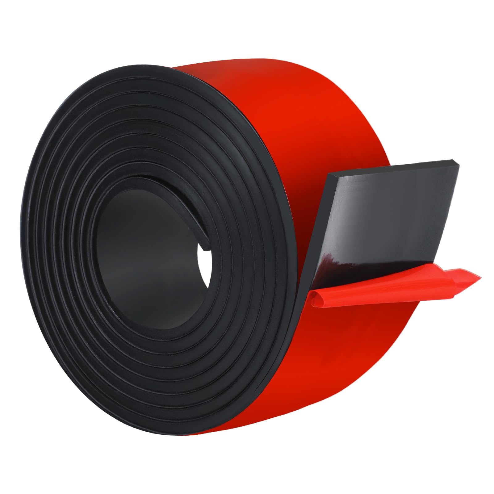 Neoprene Rubber Strips Self Adhesive Solid Rubber Sheets, Rolls & Strips for Seals DIY Gaskets Crafts Pads Warehouse Flooring Rubber Strip with Adhesive Backing（4” Wide x 1/12" Thick x 10' Long ）