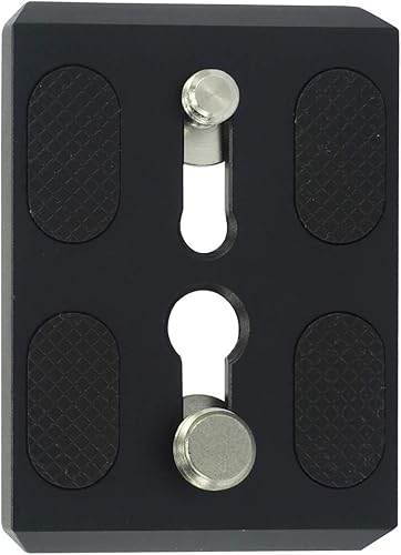 Miniatura 5 de Haoge HQR-SC-N Placa de liberación rápida para cámara Sachtler Video DV 8100, DV10 3+3, DV10 5+5, FSB6T, FSB8T, FSB-10T Cabezal fluido trípode