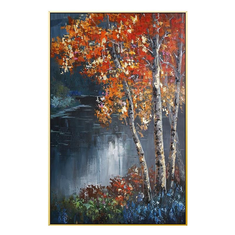 Tableau peinture sur toile pour habiller un grand mur vide blanc
