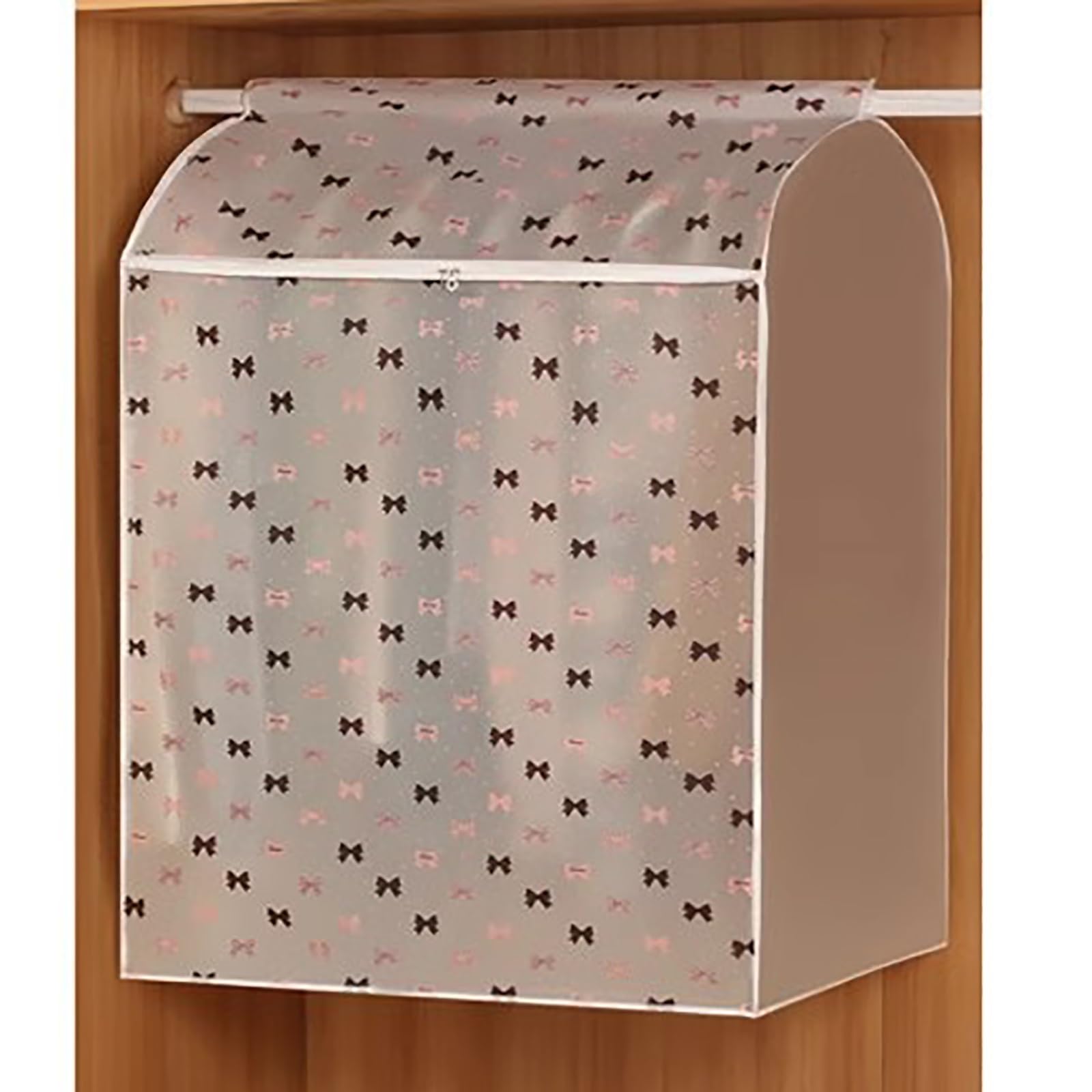vfdaSWQQ Coat hanger cover, Fully Enclosed Hanger Cover, Wardrobe Clothing Protection, with Zipper(80 * 50 * 54cm/31 * 20 * 21in)