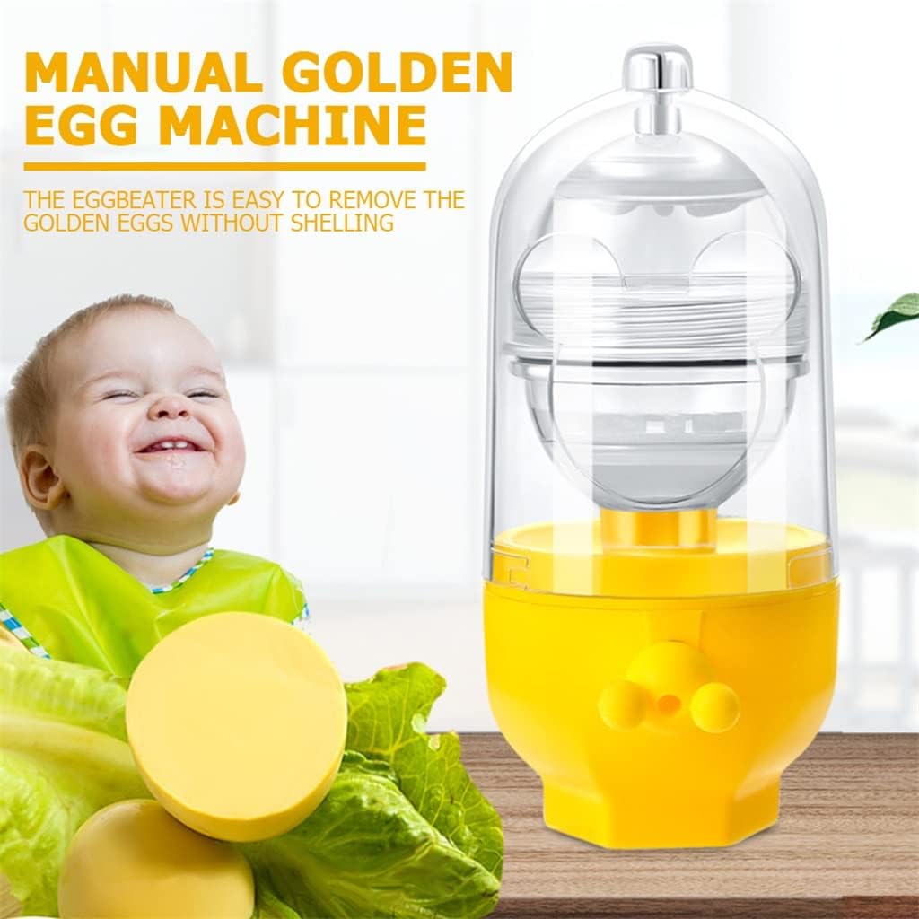 Hand Powered Egg Maker Inside Mixer Kitchen Cooking Gadget Portable Cooker Tool Scrambler Shaker