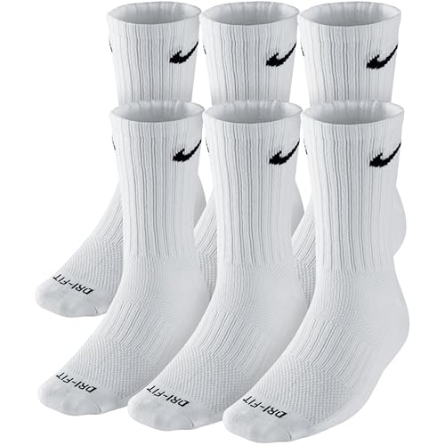 Nike Premium Cotton Crew Cut Socks (6 Pack)