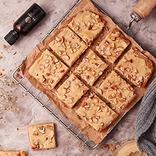 Image of Ossoro Almond Essence - 30ml Glass Bottle Real Flavoured Vegetarian Almond Essence for Baking, No Preservatives, No Artificial Colors