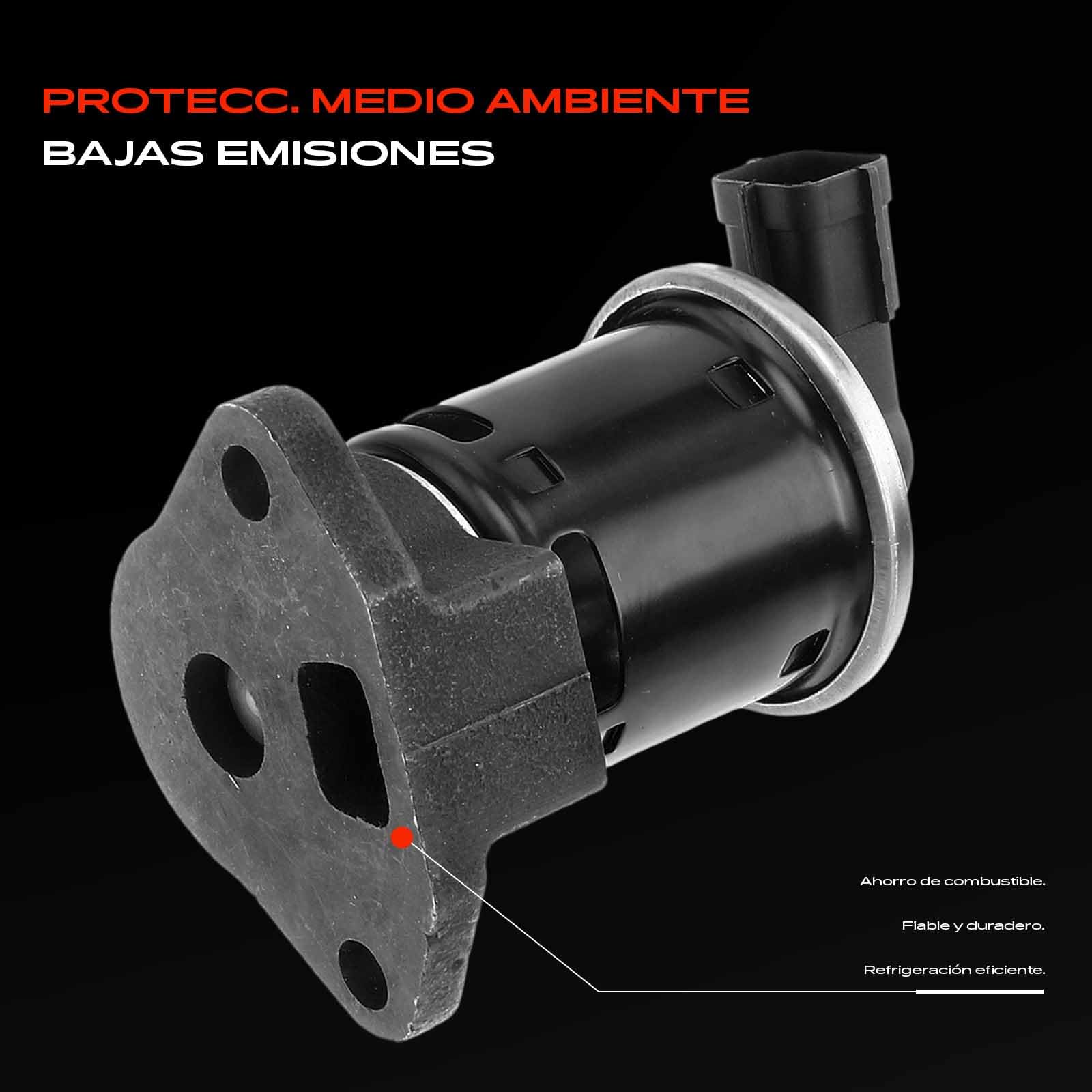 Frankberg Válvula EGR Compatible con Lacetti J200 1.6 Nubira Wagon J200 1.6 Nubira Berlina J200 1.6 Rezzo MPV U100 1.6 Rezzo U100 2.0 Replace# 555284,96253548