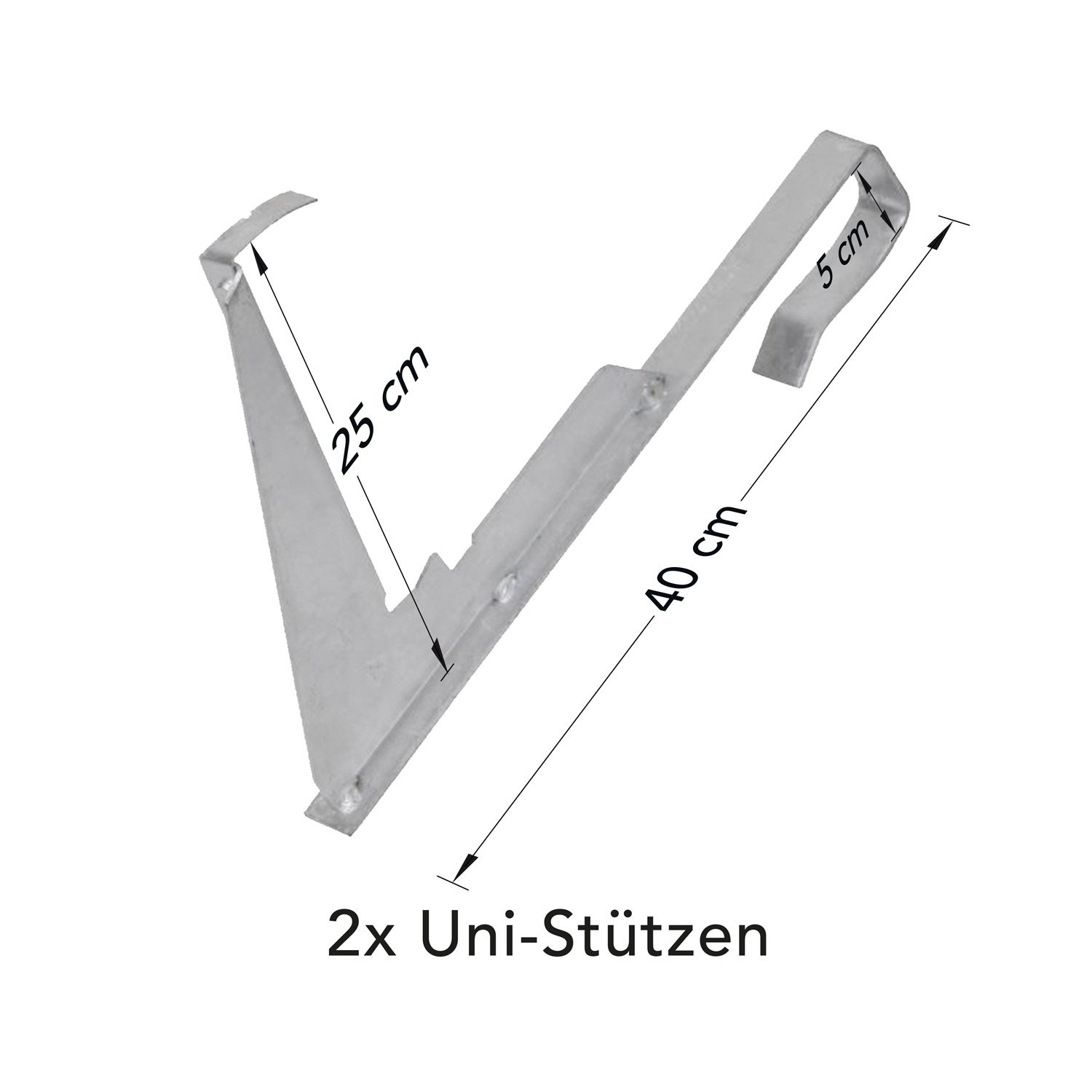 Schneefanggitter Rot 1,5 m, 7-teiliges Set inkl. Auflageschutz, Made in Germany, 233 kg pro Meter stark, universales Schneefangsystem, blitzschnell montiert