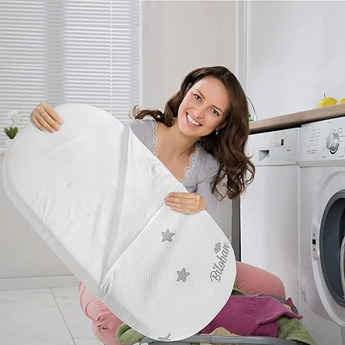 Miniatura 5 de Protector de colchón para moisés Breeze Plus de 4 moms (no patio de recreo) (23 x 28 pulgadas), impermeable, transpirable, suave, espuma de bebé con