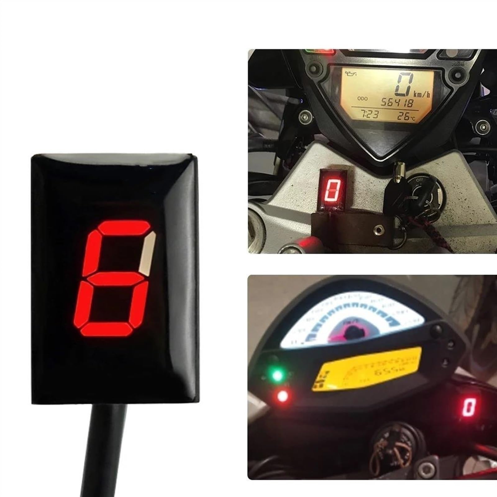 Motorradzubehör Ganganzeige Für CBR600RR NC700X NC750X CB1300 CB1100 CTX1300 CTX1300 NC750 S(Green)