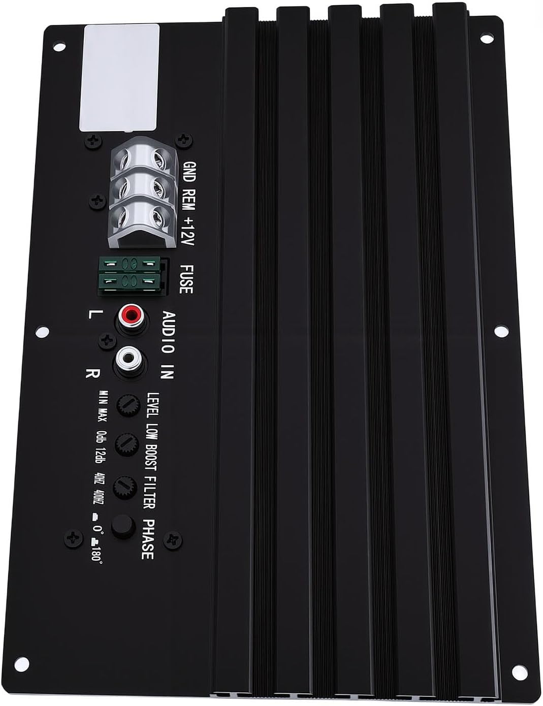 Compact Aluminum Alloy Car Amp Board, 800W High Power Amplifier Board, Simple Installation for Car Subwoofer Enthusiasts