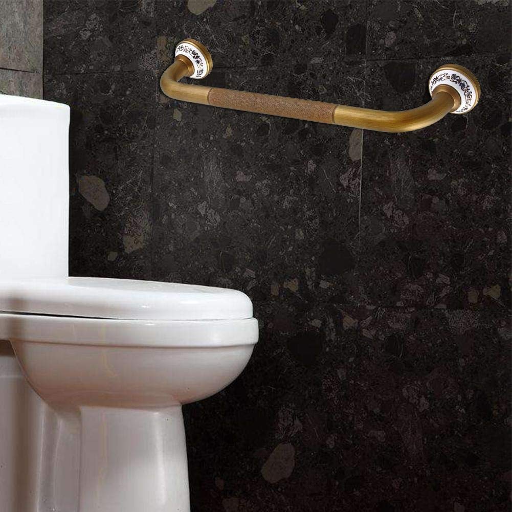 Barras de Apoyo para baño, bañera, Ducha, asa de latón, barandilla de Seguridad para Inodoro, Ayuda para Personas con discapacidad, asa de Barra de Apoyo