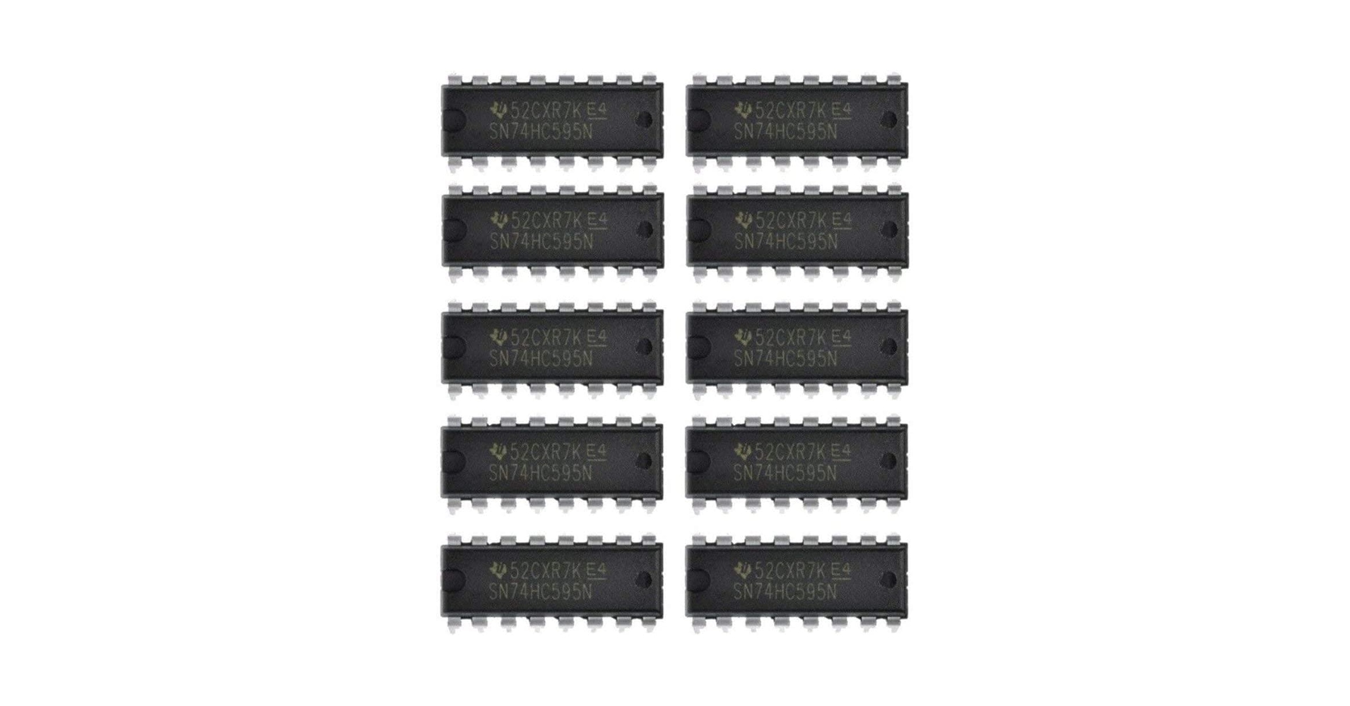 Amazon.co.jp: 10個Ic 74Hc595 74595 Sn74Hc595N 8ビットシフト