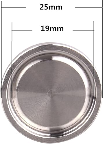 Miniatura 9 de DERNORD Tapa de extremo para brida de virola de tres abrazaderas de acero inoxidable 304 La tapa de extremo se adapta a la abrazadera de montaje
