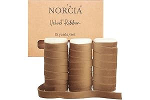 Adorn with Graceful Velvet Bow Ornaments: Velvet Ribbon Embossing Elegance