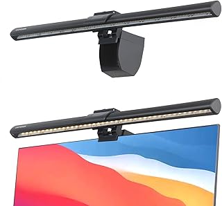 CATPOWER Computer Monitor Light Bar, LED Screen Light Bar for Workspace, Dimmable Monitor Lamp, Touch Control Monitor Lamp for Desk/Office/Home/Game, for Eye Caring