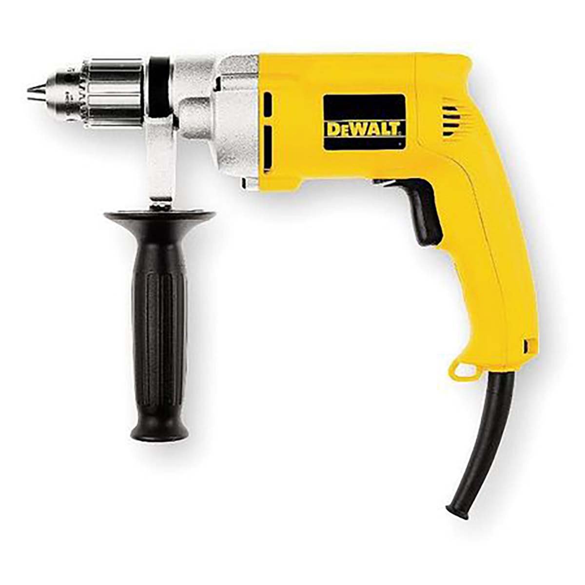 DEWALT Corded Drill, 7.8-Amp, 1/2-Inch, Variable Speed Reversible (DW235G), Yellow
