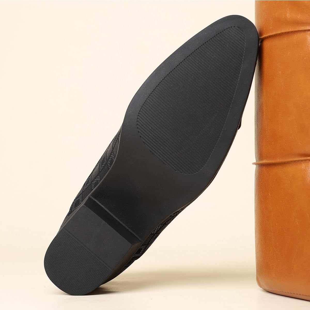 Scarpe Oxford da Uomo con Punta Affusolata e Tacco Alto Scarpe da Festa in Pelle per Scarpe Casual, da Lavoro, da Cerimonia, da Matrimonio E da Ballo