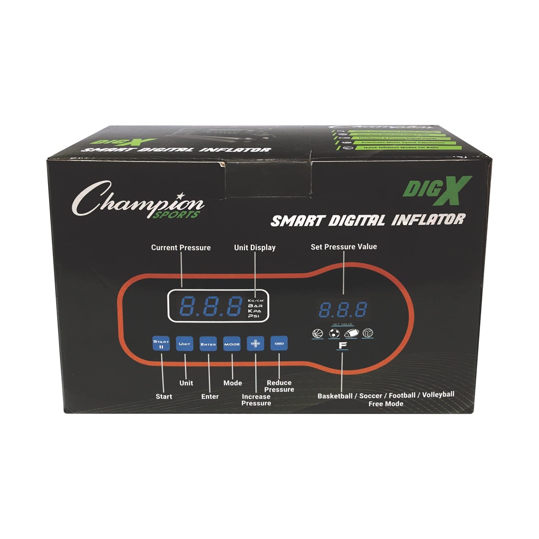 Champion Sports - Compresor eléctrico de Bomba de Aire para inflado, múltiples diseños y características