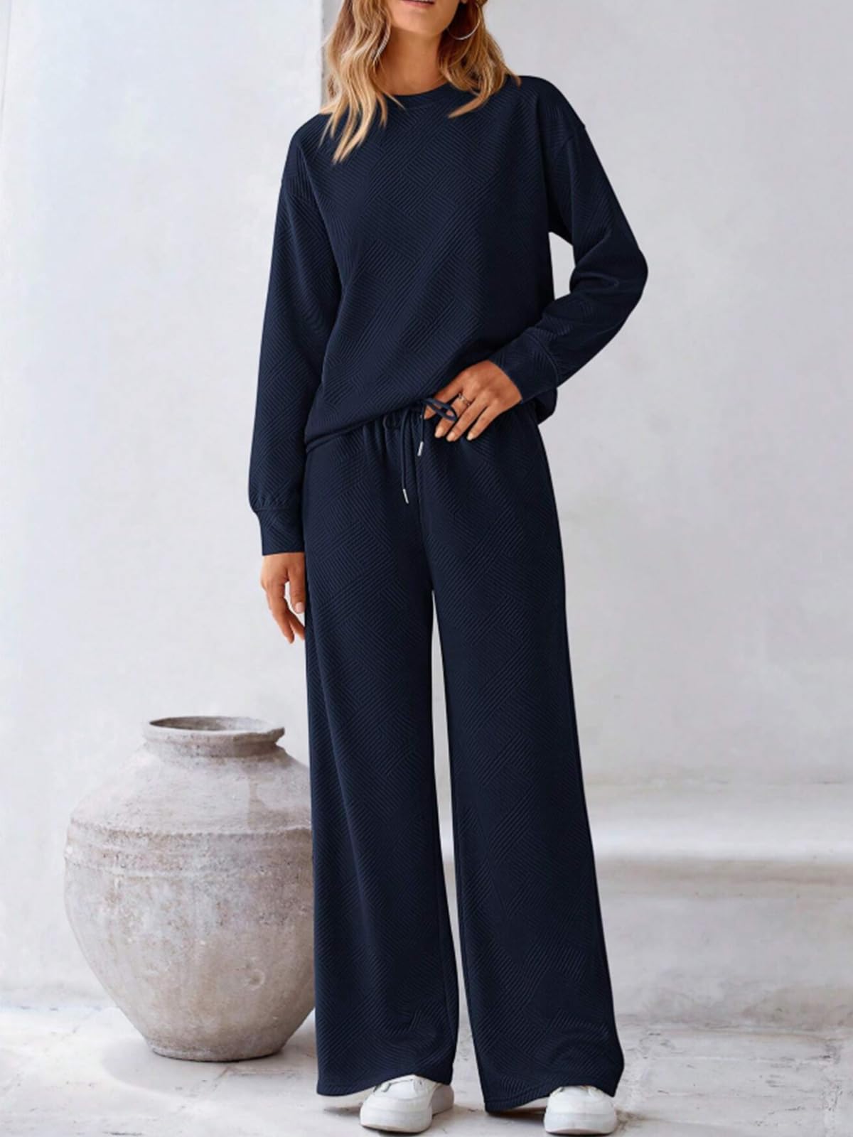 LIAMERHE Damski dres treningowy, luźny, odzież domowa