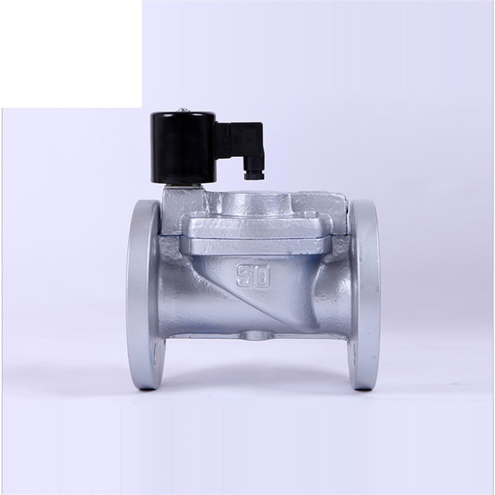 Ieumjnat G-240Vac 2" Inch Cast Iron Flange Solenoid Valve Dn50 Operated Directional Control Valves(G-240Vac)