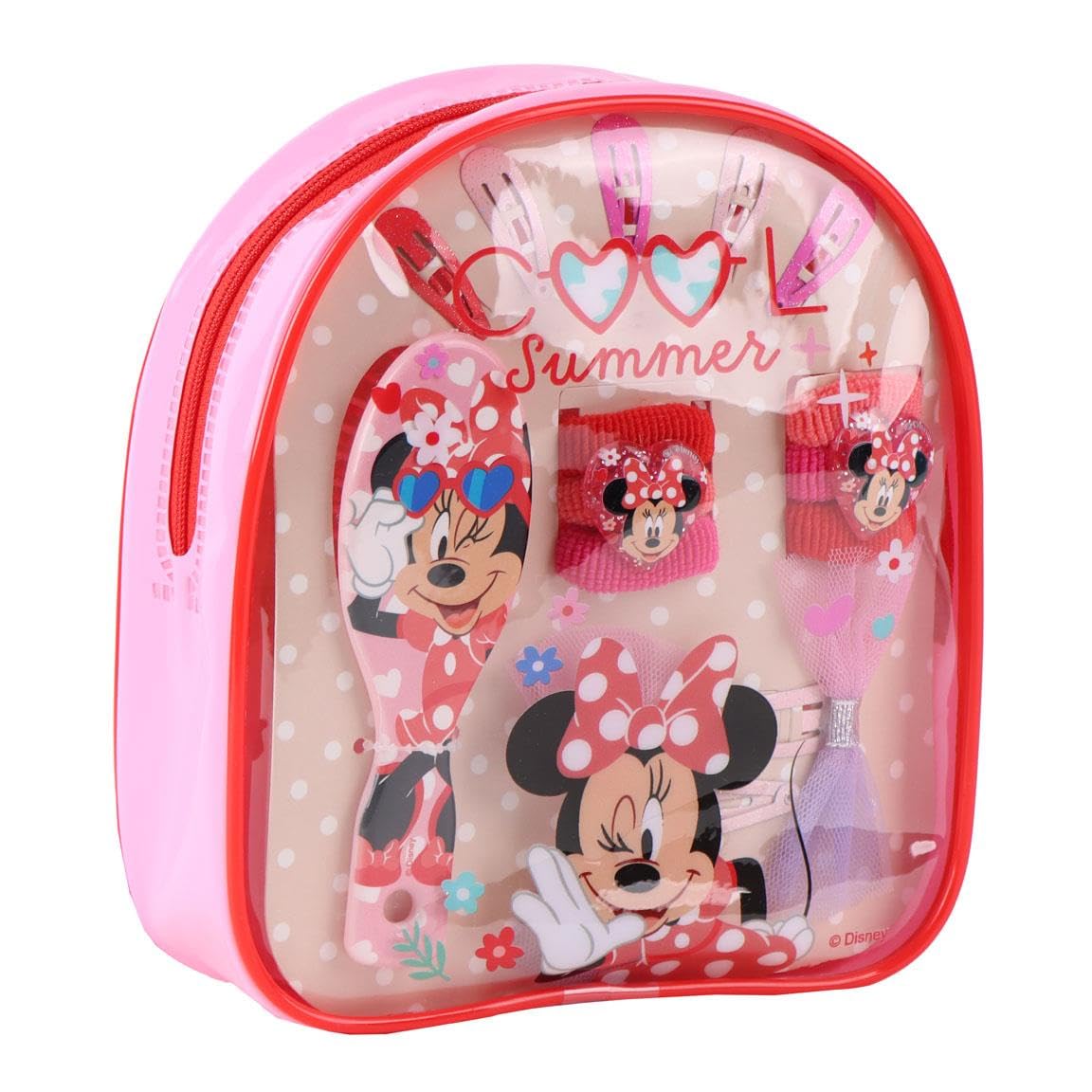 CERDÁ Life's Little Moments - Minnie Mouse Bag Beauty Set with Accessories for Girls - Minnie Mouse Bag Beauty Set for Game, Gift and Novelty Moments