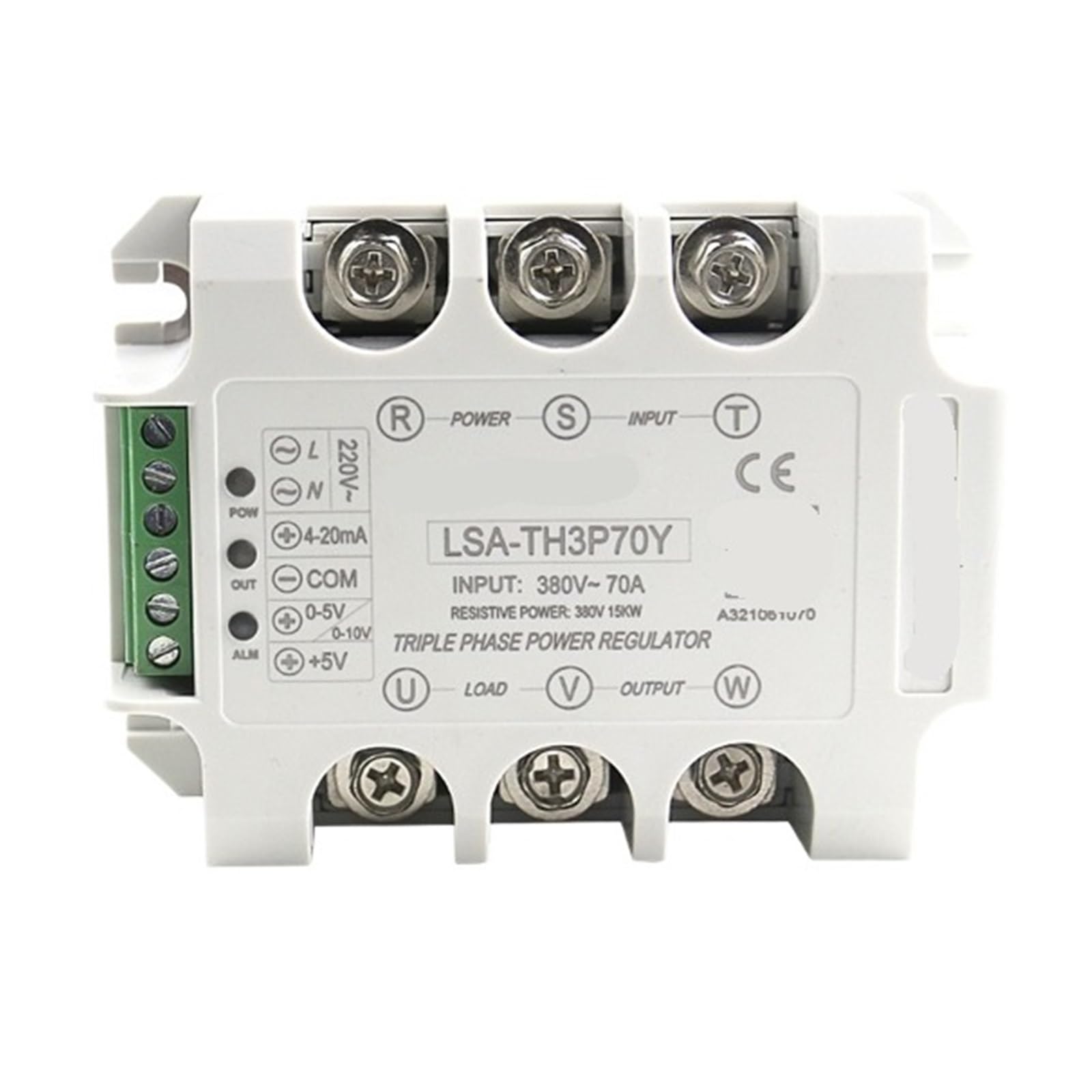CXFCIHFT 50A-90A Three-phase AC Voltage Regulating Module With Heat Sink And Fan Power Regulator Thyristor Solid State Relay Dimming(90A (20KW))