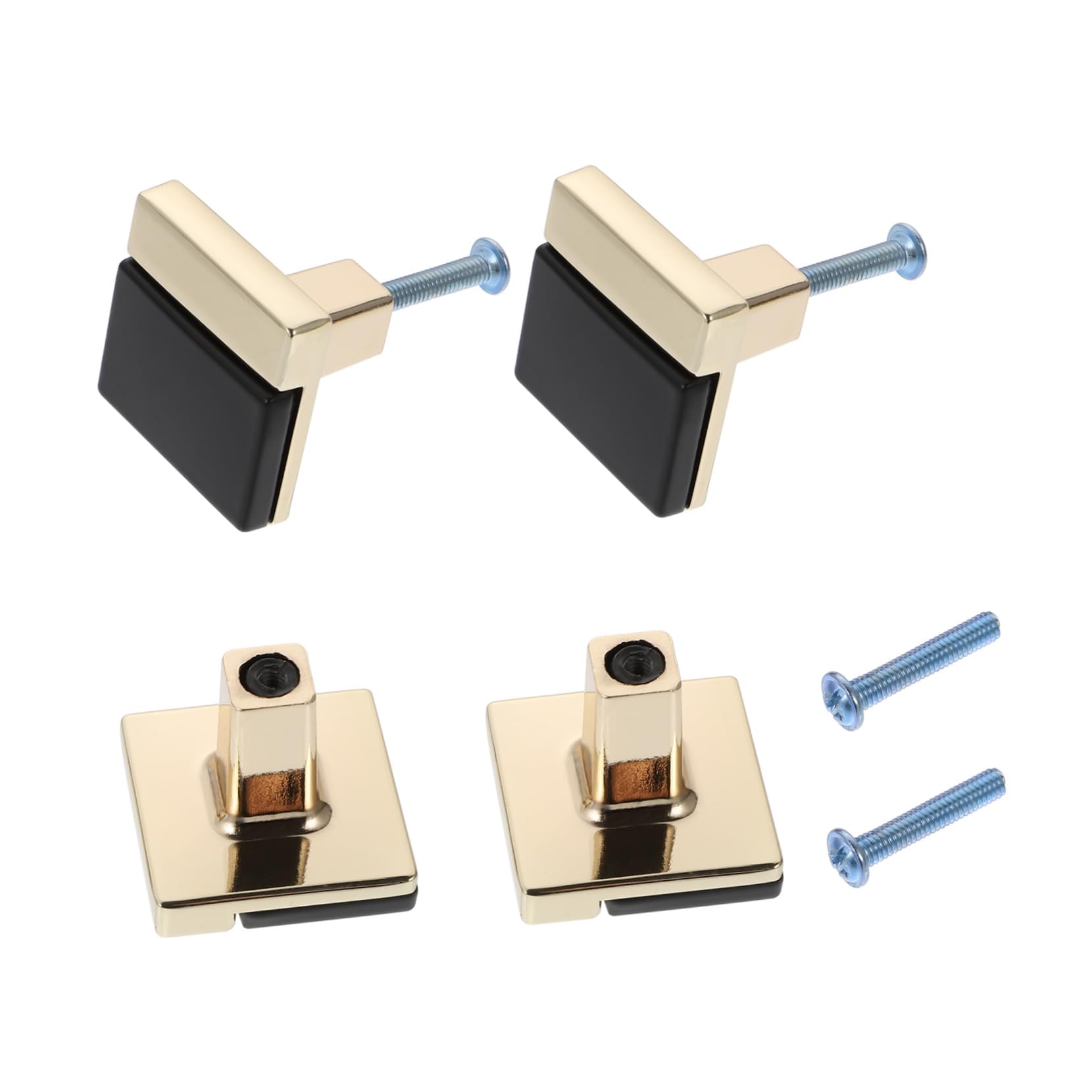 Yardenfun Zinc Alloy Pull Knob Cabinet Hardware Gold Decorative Cabinet Knob Covers Sturdy Handles Easy to Install