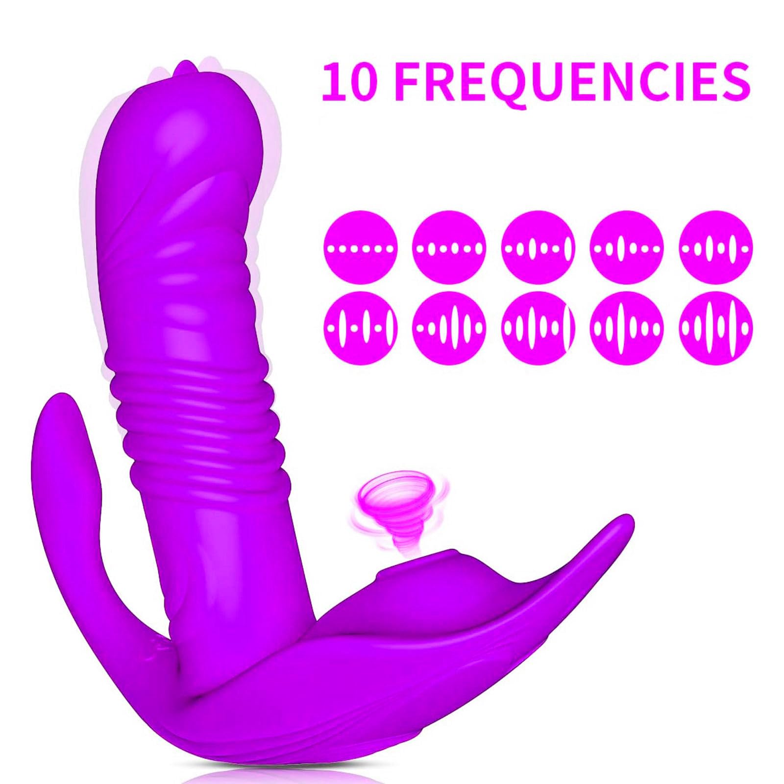 Vibratoreper Donna Professionale Wireless Sexytoysys Coppia Ovetto Vibrante Telecomando Sex Toys Succhia Clotoride Vibratore per Uomo Sex Toy Vibratoriper Donne Dildo Realistico 10 Modalità, A26012209