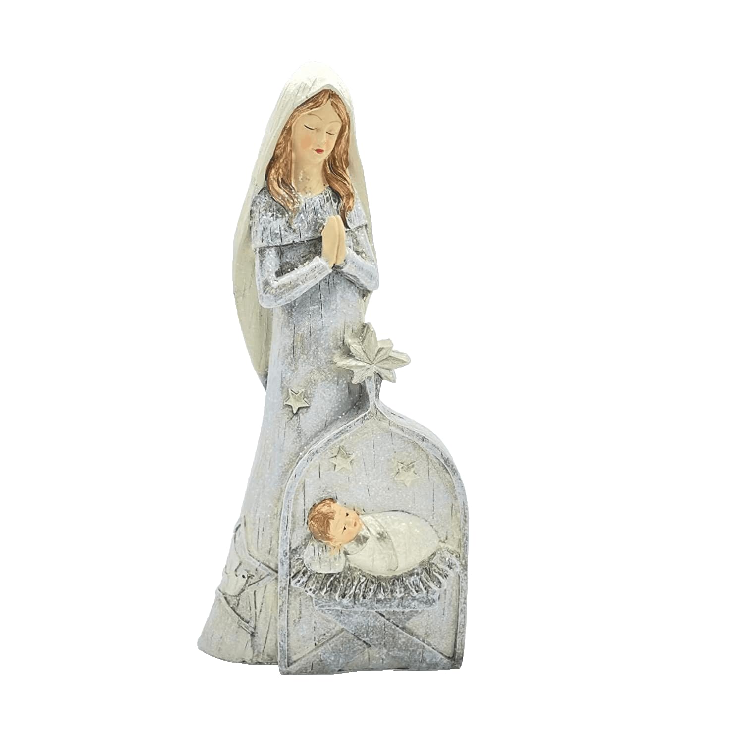 Colora il presepe con Gesù la Madonna e Giuseppe