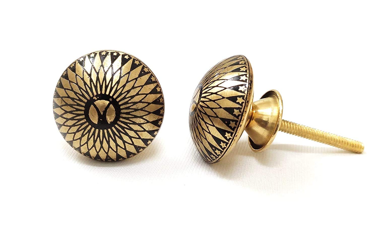 Artshai Brass Handcrafted knob for Door,cabinets,Door Pull .Set Multicolor.(Size:6.5x4x4 CM) (2) (B08P5DDCWP) Amazon Price History, Amazon Price Tracker