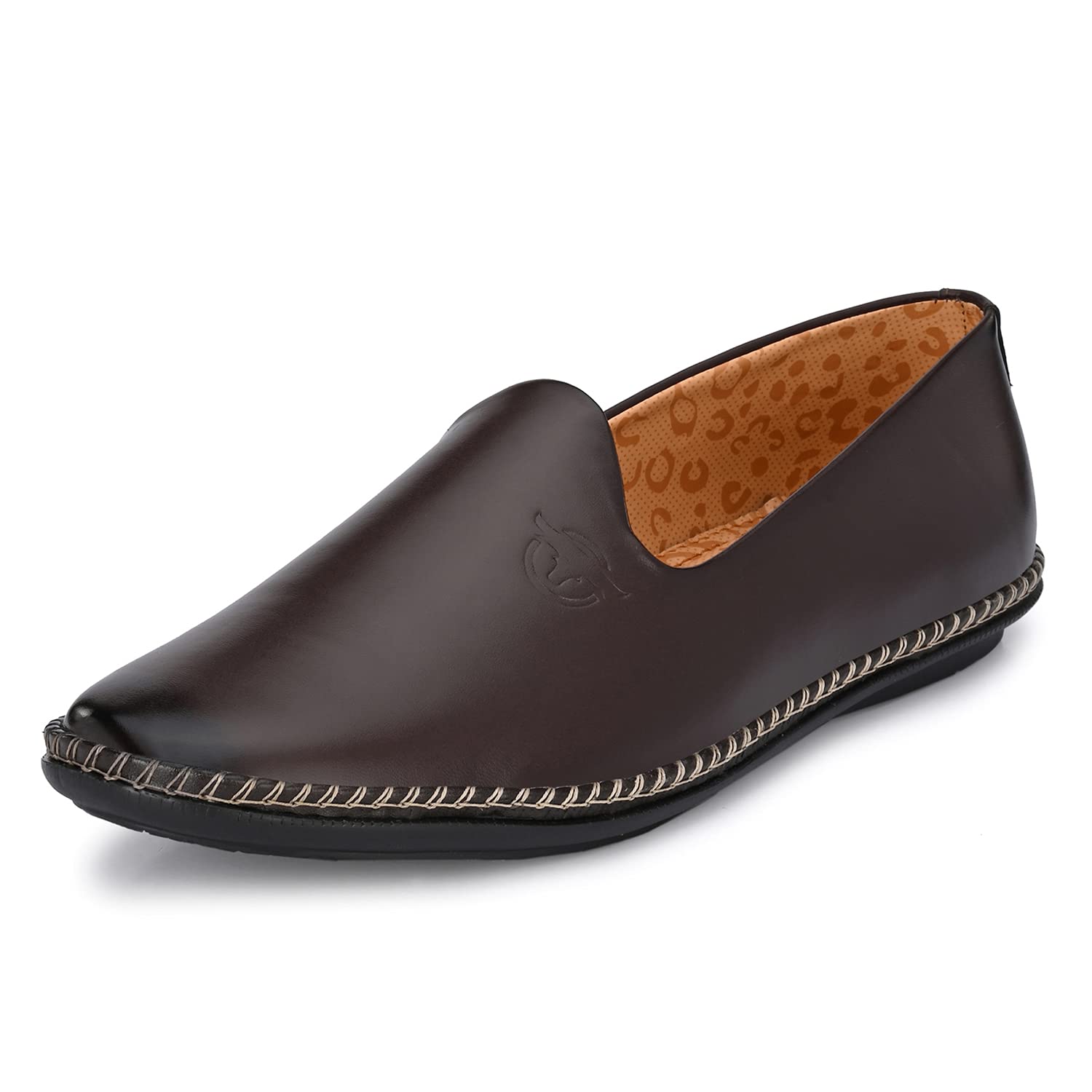 See full amazon price history chart for JOHN KARSUN Brown Synthetic Leather Belly Shoes for Men - 8 UK JOHN KARSUN Brown Synthetic Leather Belly Shoes for Men - 8 UK (B09HR11YN2) Amazon Price History, Amazon Price Tracker