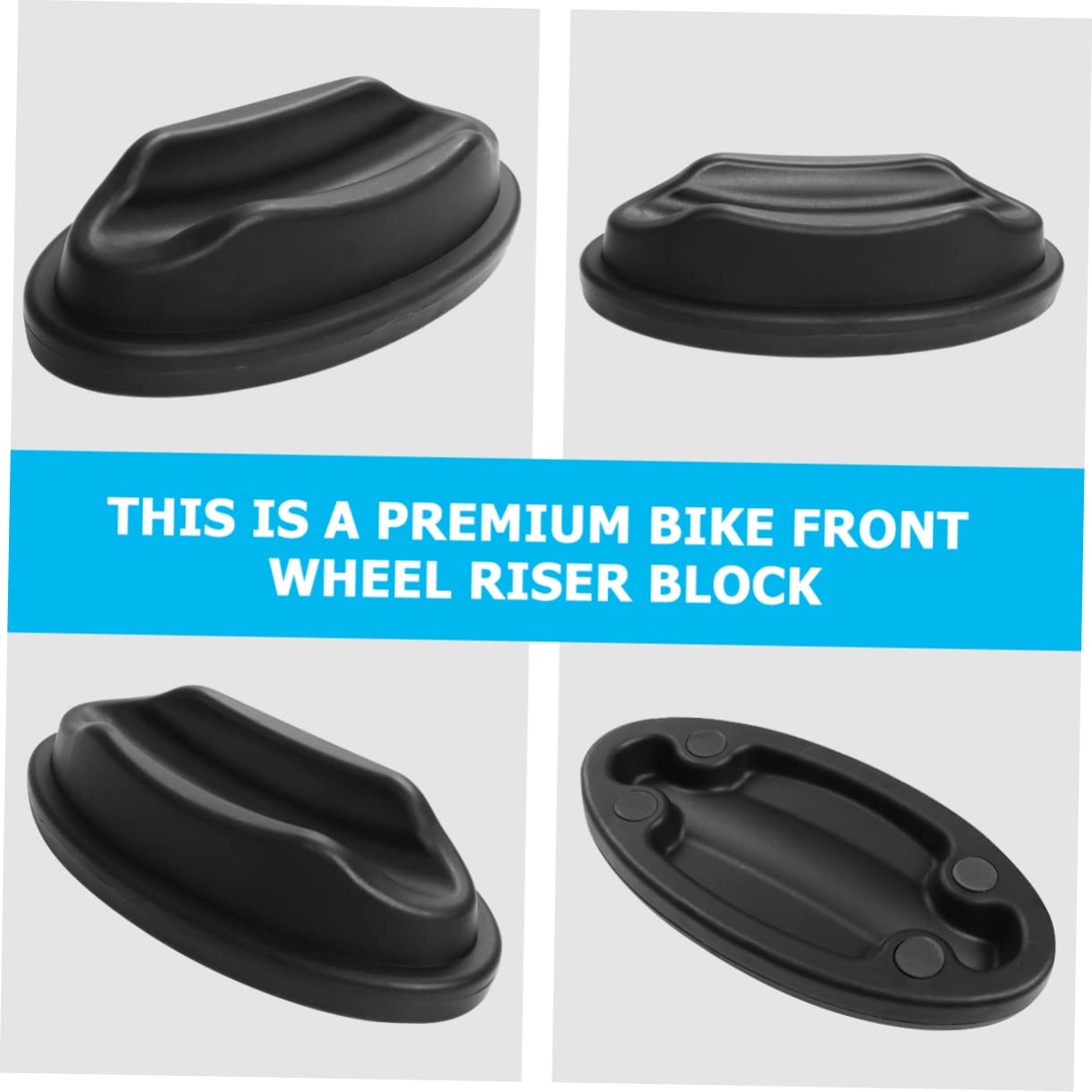 TOYANDONA Accesorio De La Rueda Delantera Frente Tubo De Subida Montar Rueda Delantera Soporte De Rueda De Bicicleta Soporte para Bicicletas Negro El Plastico