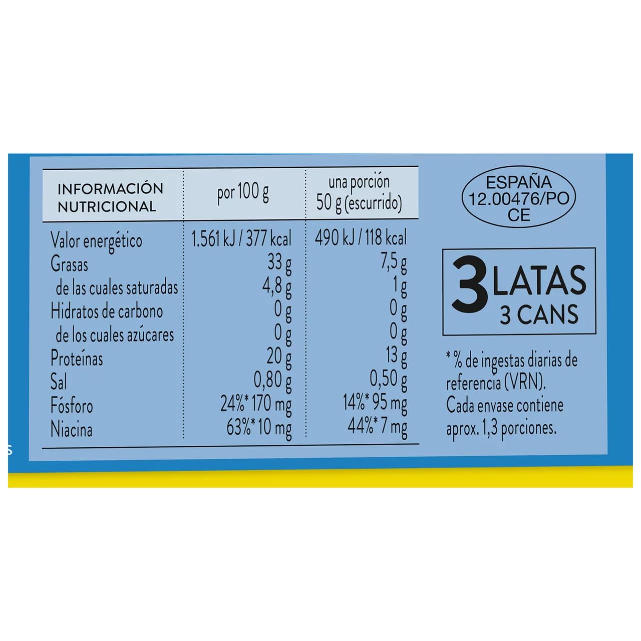 ALBO Thunfisch in Sonnenblumenöl, in Konserven 9er-Pack x 48 g.