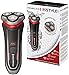 Produktbild Remington Elektrischer Rasierer Herren R5 (Nass- & Trocken-Rasierapparat, Schnellladung, Akkubetrieb, Comfort Detailtrimmer + Langschaarschneider, 3-TageBart-Aufsatz) Rotationsrasierer R5000