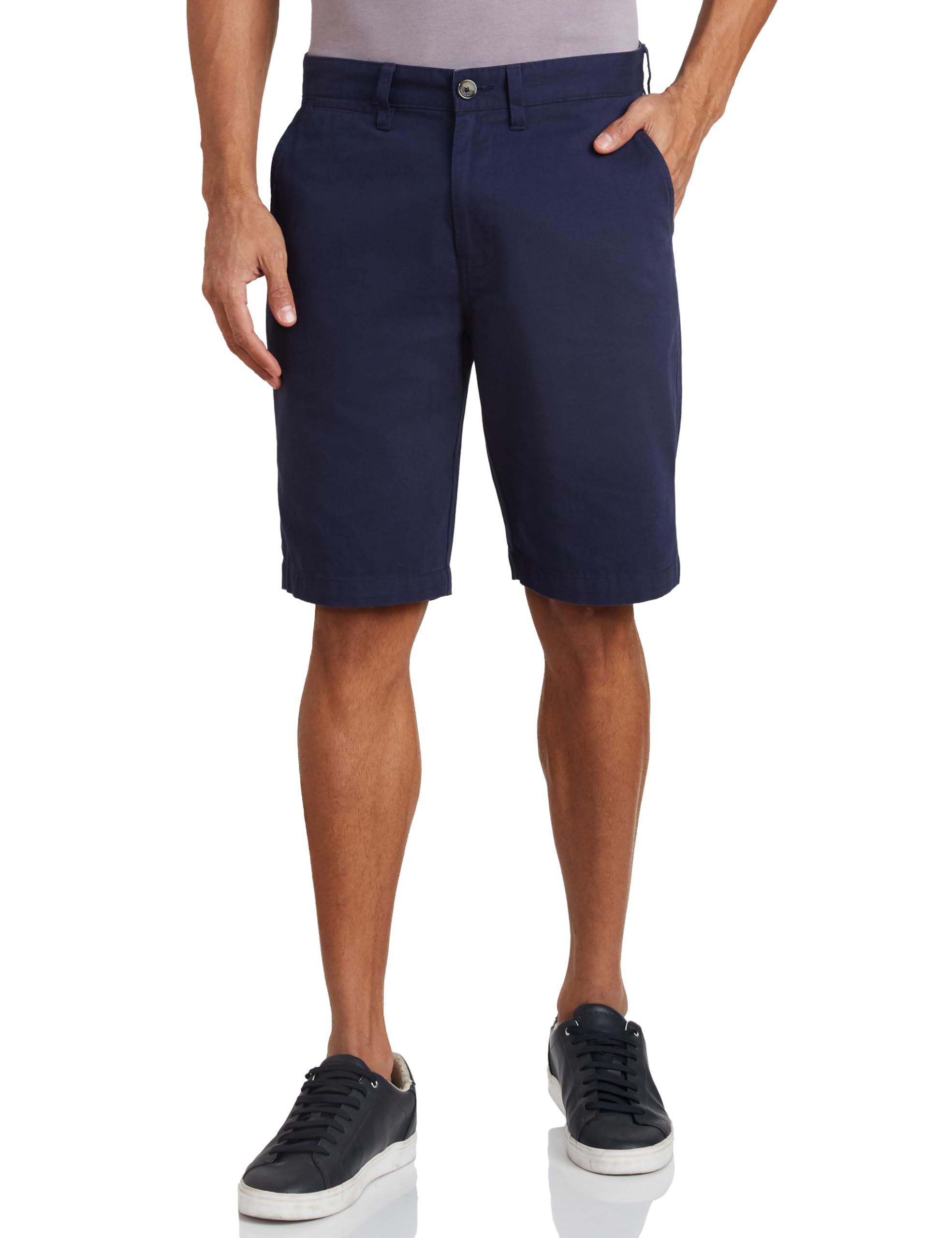 Amazon Brand - Symbol Men's Cotton Regular Fit Chino Shorts |Slant Pockets