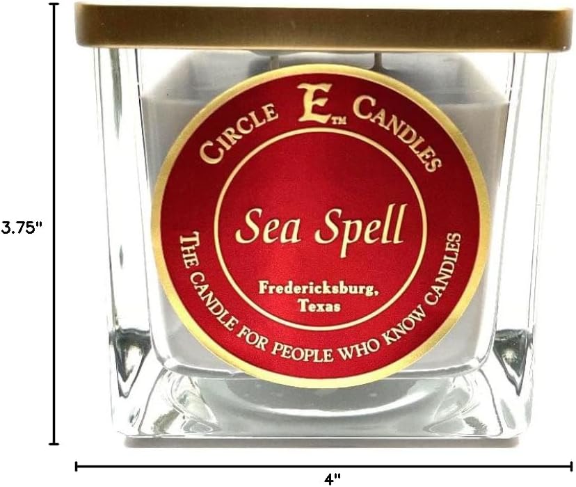 Circle E Candles Sea Spell Scented Jar Candle