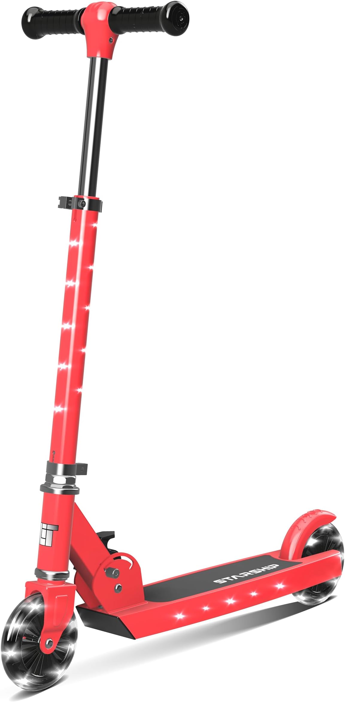 Lit Starship Candy Red - 2 wheel scooter