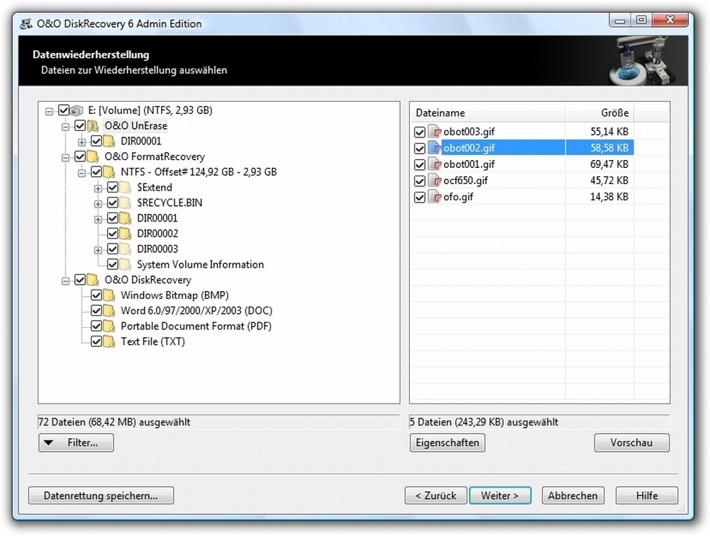 O&O DiskRecovery 6 Personal Edition