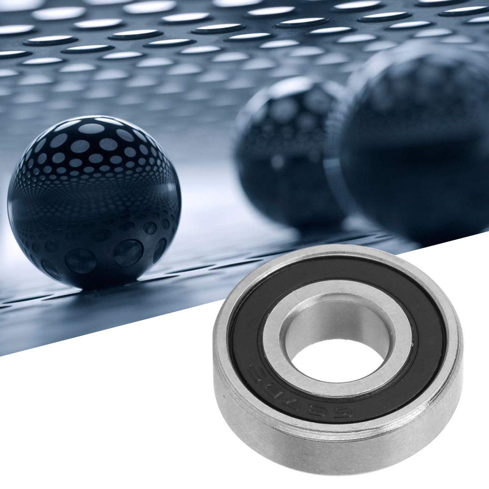 10 szt. Uszczelnione Gumowe łożysko Kulkowe z Głębokim Rowkiem Miniaturowe łożysko (698-2RS Średnica wewnętrzna: 8 mm Średnica zewnętrzna: 18 mm)
