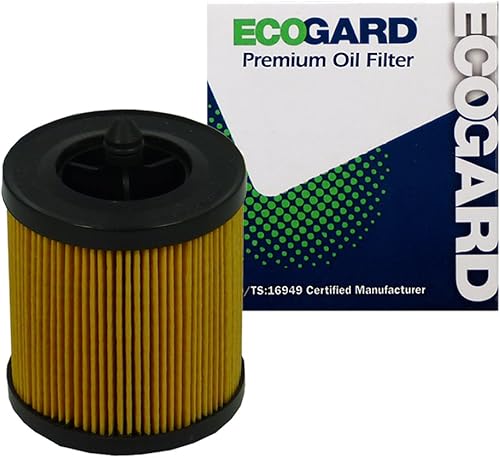 ECOGARD X5436 Filtro de aceite de motor de cartucho premium para aceite convencional compatible con Chevrolet Equinox 2.4L 2010-2017, Malibu 2.4L