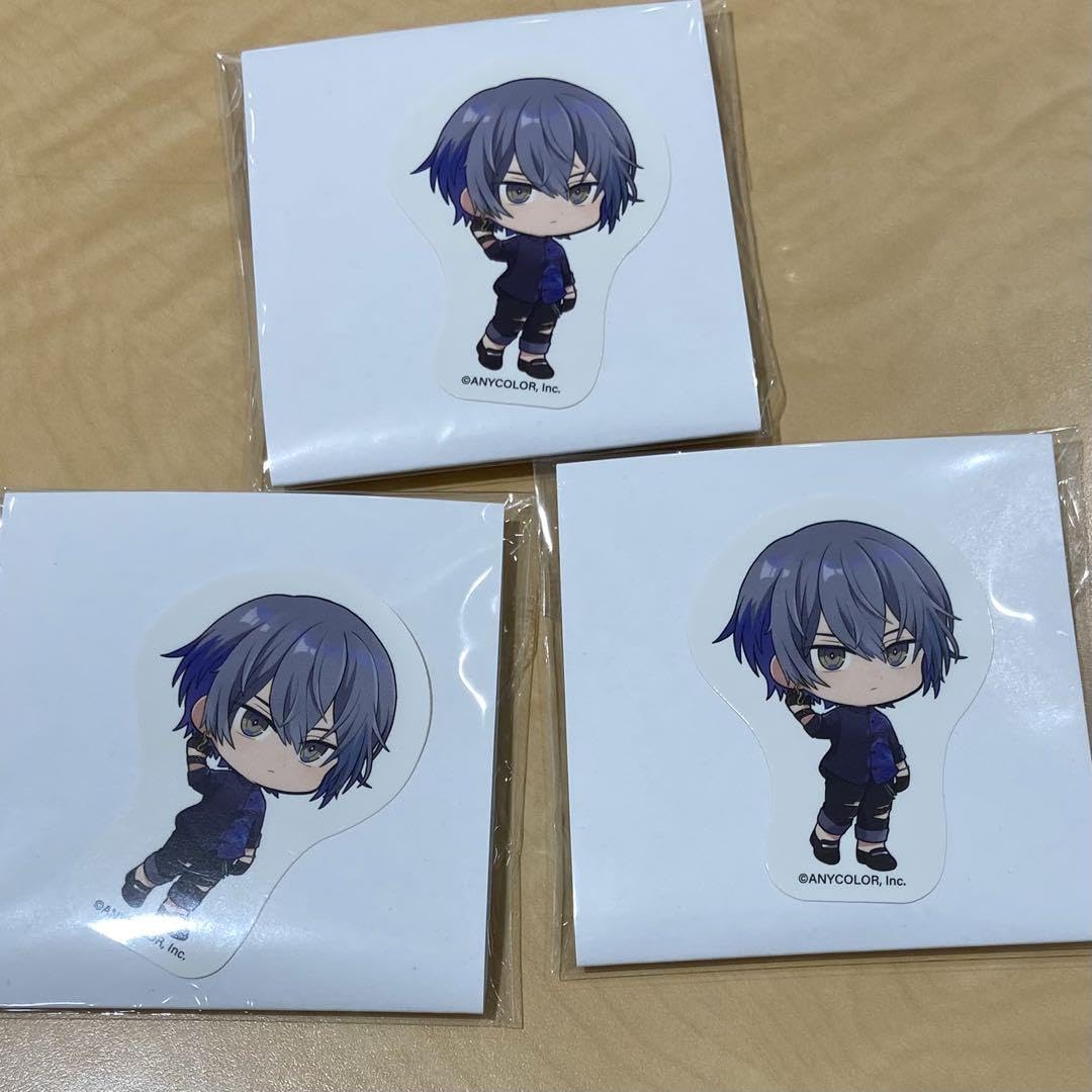 にじさんじ 海の家 くじスクエア 小柳ロウ 缶バッジ＆ステッカー くじスクエア にじさんじ & NIJISANJI EN にじさんじHEROES 海の