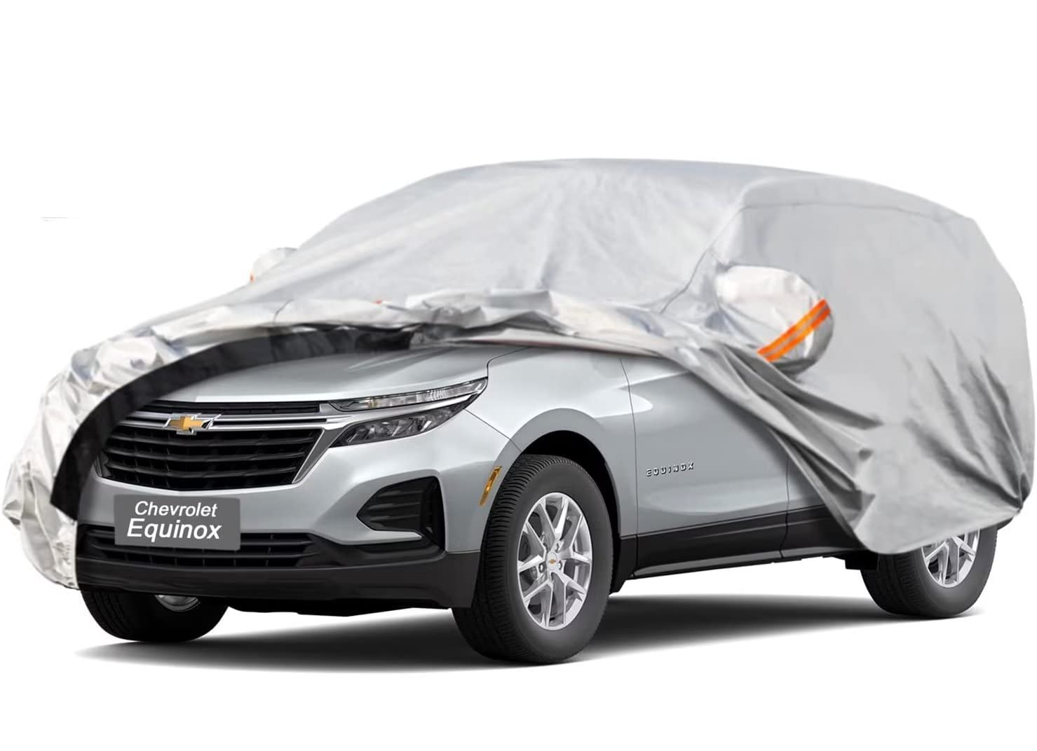 GUNHYI 6 Layers SUV Car Cover Custom Fit Chevrolet Equinox (2005-2026) | All-Weather Waterproof Heavy-Duty Fabric, scratch-proof cotton lining, outdoor sun/rain/snow/wind/dust protection.