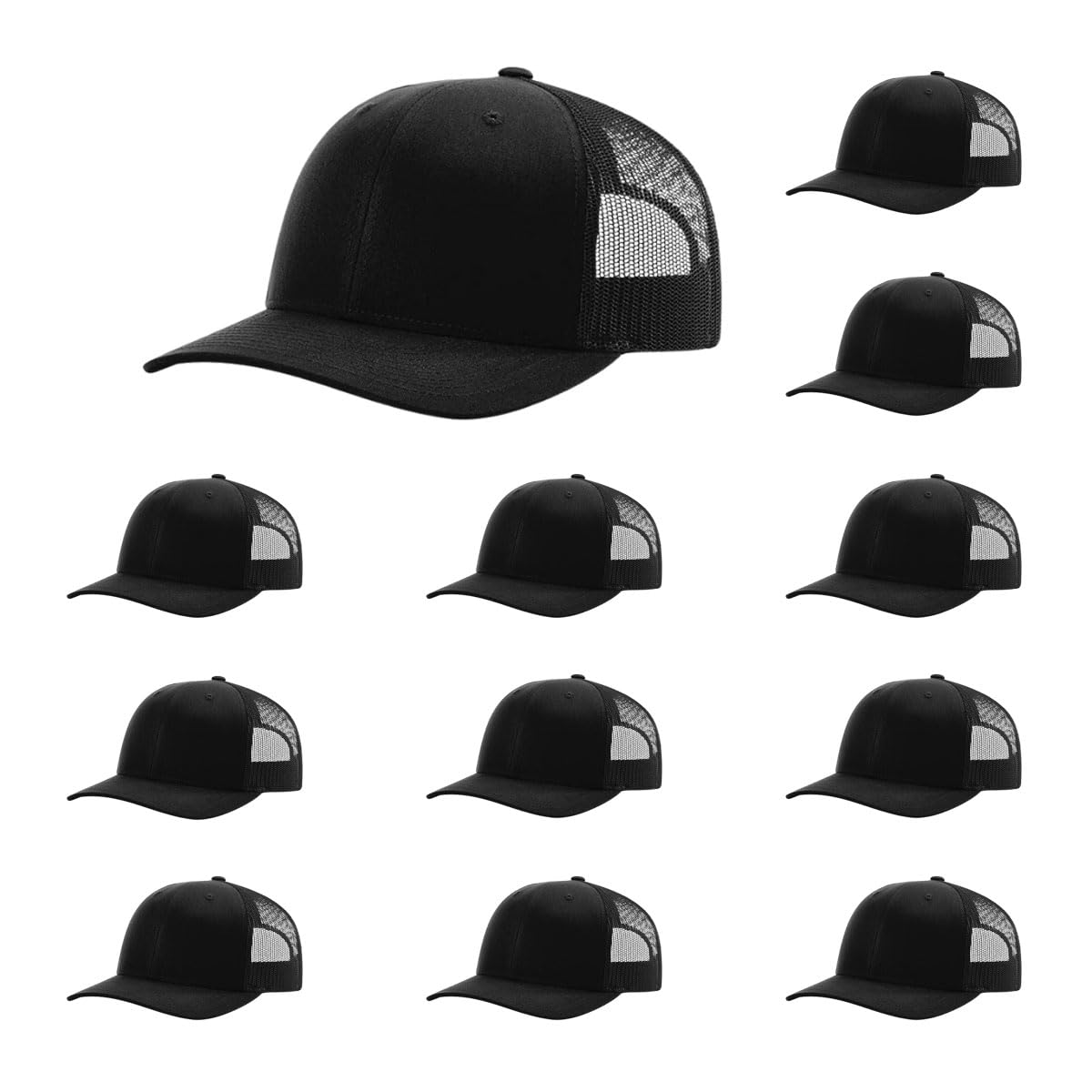 Richardson 112 Classic Six-Panel Adjustable Snapback Trucker Cap