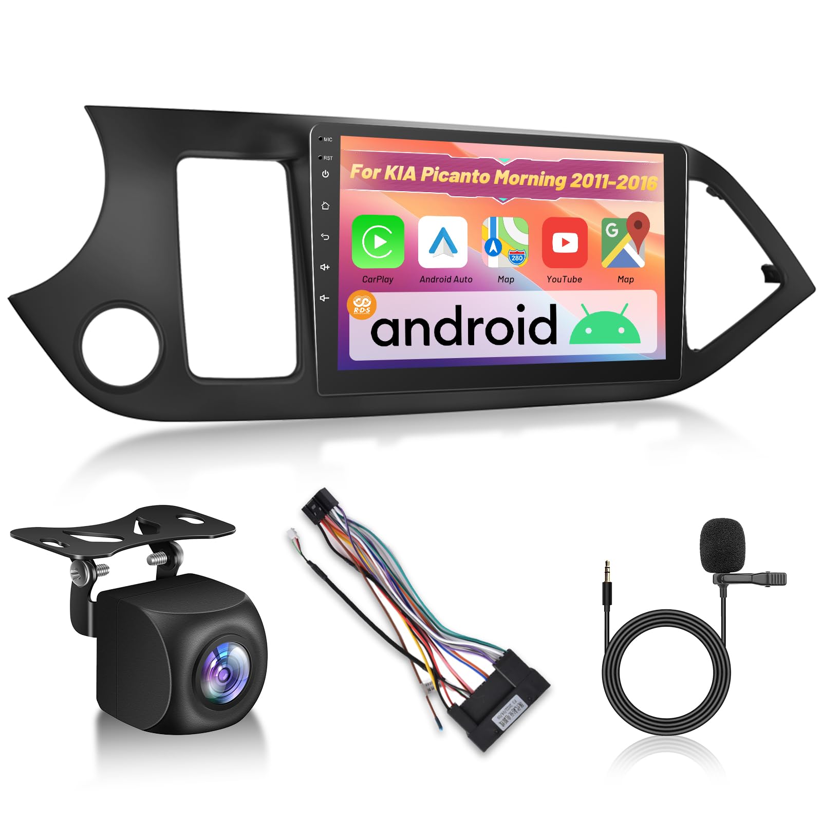 Roinvou [2G 64G para Ford F-150 F150 2009-2012 Radio de Coche con