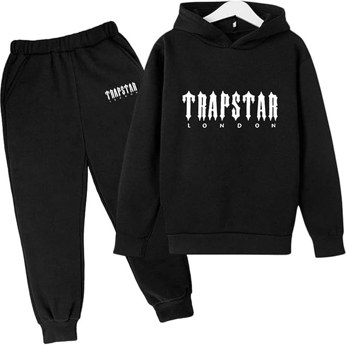 BROEGY Tracksuit Hoodie And Pants for Boys And Girls Trapstar London 3D