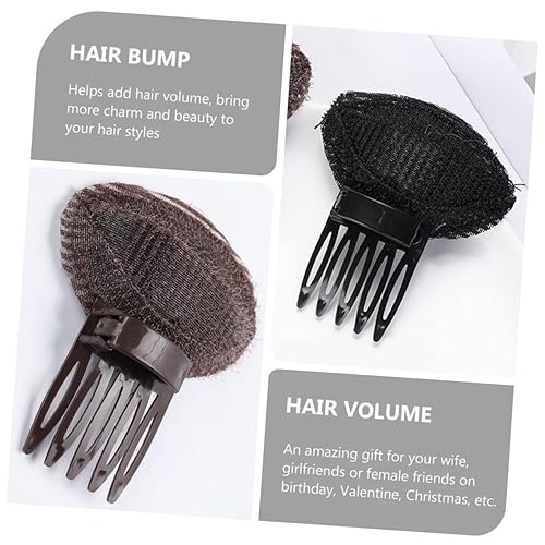 Miniatura 8 de 6 piezas de insertos para el cabello para mujer, pinzas voluminizadoras de raíz para volumen de cabello, accesorios para moño, mejorador de volumen